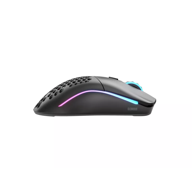 Glorious Gaming Glorious Model O Wireless - nero opaco, per destrorsi, ottico, RF wireless, 19000 DPI, 1 ms, nero
