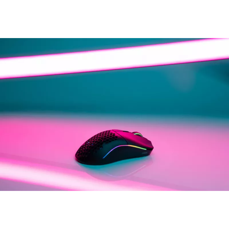Glorious Gaming Glorious Model O Wireless - nero opaco, per destrorsi, ottico, RF wireless, 19000 DPI, 1 ms, nero