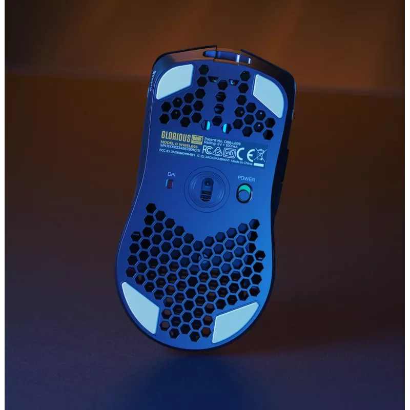 Glorious Gaming Glorious Model O Wireless - nero opaco, per destrorsi, ottico, RF wireless, 19000 DPI, 1 ms, nero
