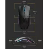 Glorious Gaming Glorious Model O Wireless - nero opaco, per destrorsi, ottico, RF wireless, 19000 DPI, 1 ms, nero