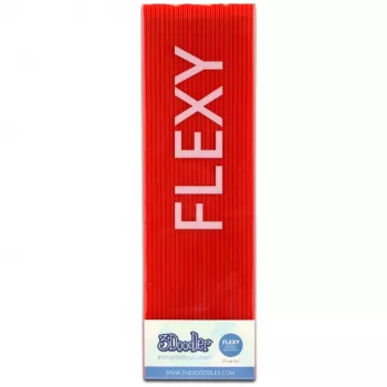 Materiale per stampa 3D 3Doodler plastica FLX04-RED 3 mm rosso