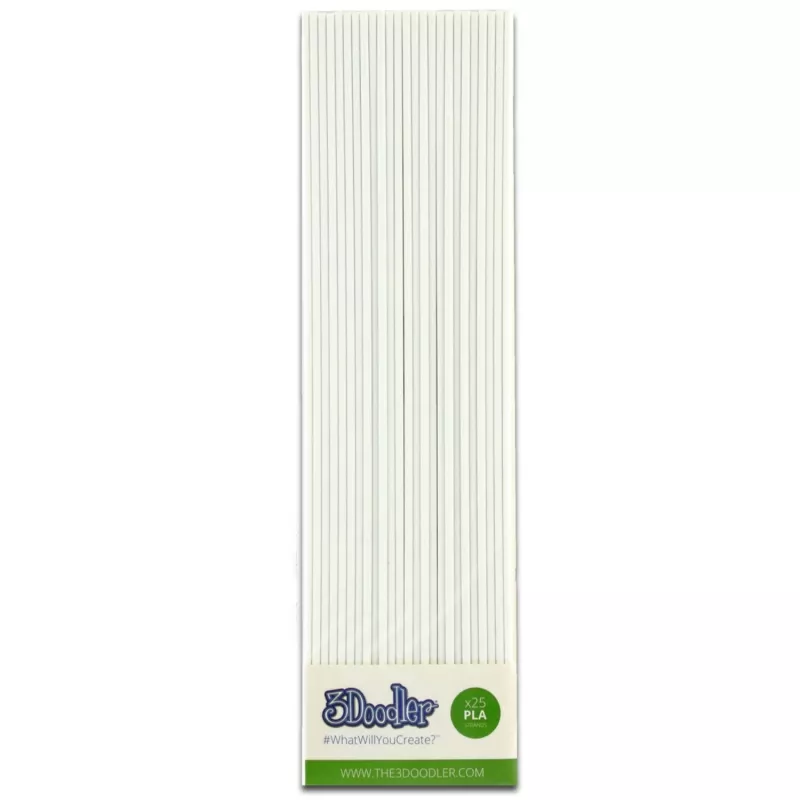 Materiale per stampa 3D 3Doodler PL06-SNOW acido polilattico (PLA) bianco 2 g