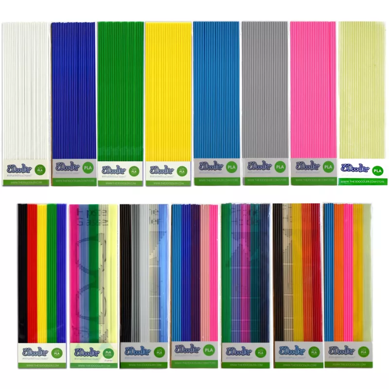 Materiale per stampa 3D 3Doodler PL08-ISLB acido polilattico (PLA) azzurro 2 g