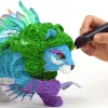 Materiale per stampa 3D 3Doodler PL10-ROBO acido polilattico argento 2 g 3 mm