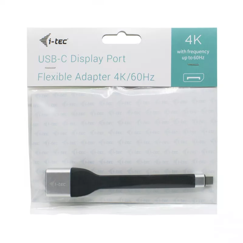 ITEC adattatore USB-C a DisplayPort i-tec adattatore USB-C piatto DP 4K/60 Hz, cavo 0,11 m, nero