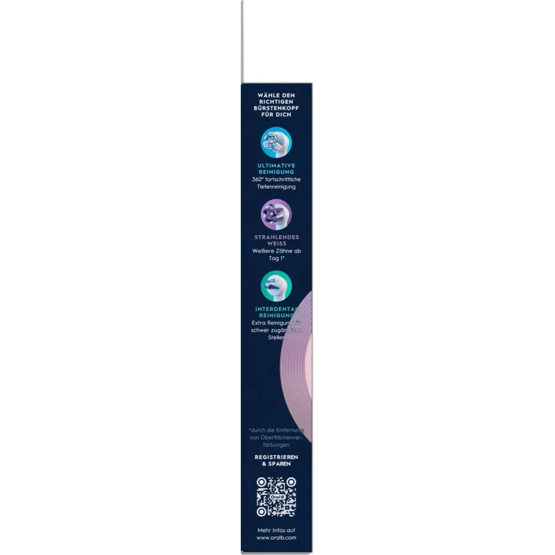 Testina spazzolino Oral-B 6 pz. bianco