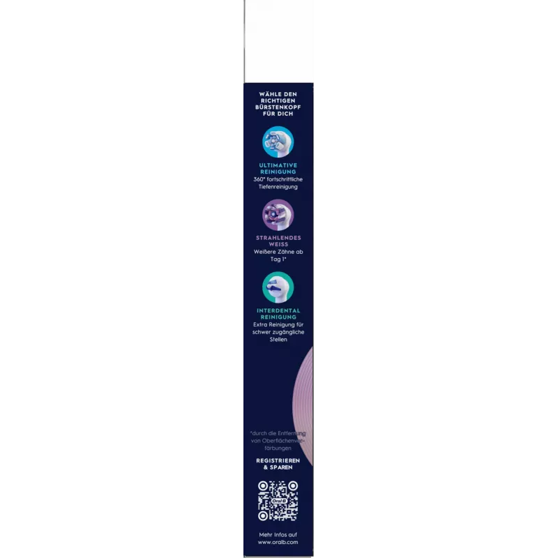 Testina spazzolino Oral-B 6 pz. bianco