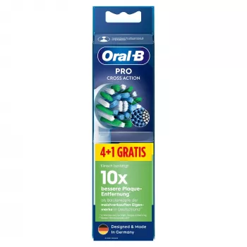 Testine sostitutive BRAUN Oral-B Pro CrossAction — confezione da 5 testine compatibili