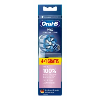 Testine spazzolino Oral-B Pro Sensitive Clean 5 pz. bianco extra morbide