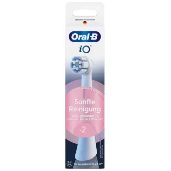 Testine per spazzolino elettrico Oral-B iO Gentle Cleaning bianco, confezione da 2