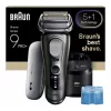 Rasoio a lamina Braun Series 9 Pro+ 9675cc grigio argento acciaio inox