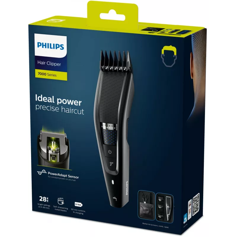 Philips 7000 series Tagliacapelli Serie 7000 HC7650/15 Tagliacapelli lavabile