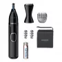 Rifinitore per peli del naso Philips 5000 NT5650/16 – a batteria, AA, impermeabile, lame in acciaio inox, 3 pettini, custodia da viaggio