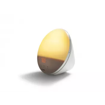 Sveglia con luce di risveglio Philips HF3519/01 SmartSleep — simulazione dell'alba, 5 suoni, bianco, 199 × 146 × 192 mm