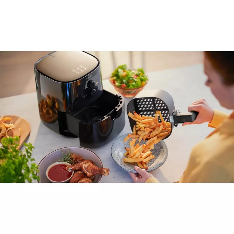 Philips 3000 series HD9200/90 Airfryer L, friggitrice ad aria, 4,1 L, 0,8 kg, Rapid Air, 80 °C, 200 °C