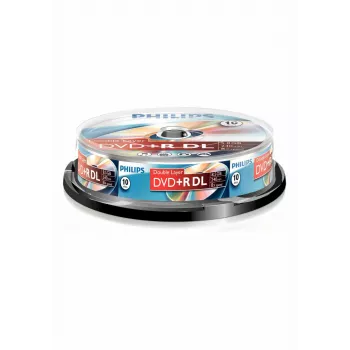 DVD+R DL Philips DR8S8B10F/00 8,5 GB confezione da 10 pz.