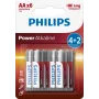 Batteria monouso Philips Power alcalina LR6P6BP/10