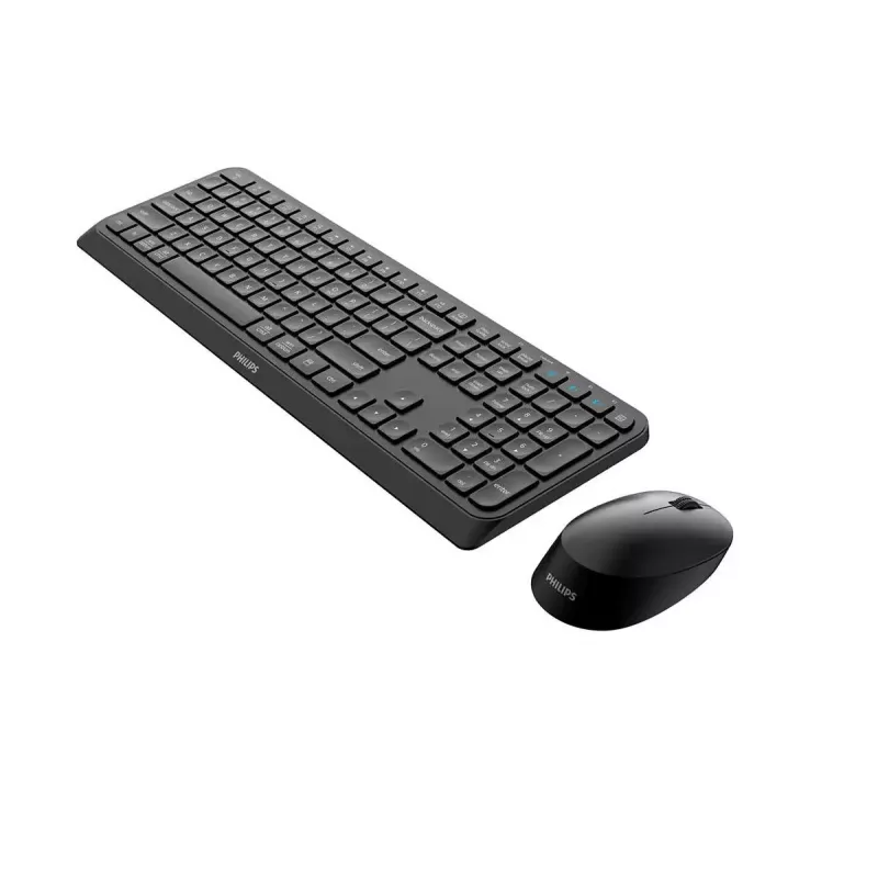 Tastiera e mouse Philips serie 4000 SPT6407B/31 universale RF wireless + Bluetooth QWERTY tedesco nero