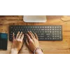 Tastiera e mouse Philips serie 4000 SPT6407B/31 universale RF wireless + Bluetooth QWERTY tedesco nero