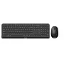 Tastiera e mouse Philips serie 4000 SPT6407B/31 universale RF wireless + Bluetooth QWERTY tedesco nero