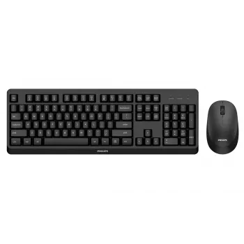 Tastiera e mouse Philips serie 3000 SPT6307BL/00 da ufficio RF wireless nero