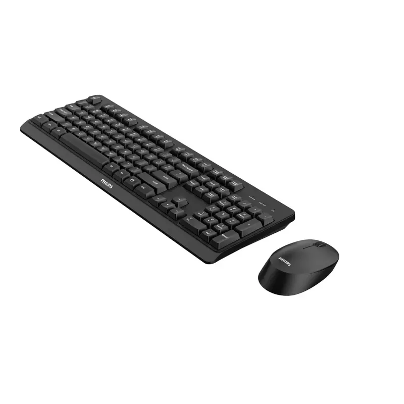 Tastiera e mouse Philips serie 3000 SPT6307BL/00 da ufficio RF wireless nero