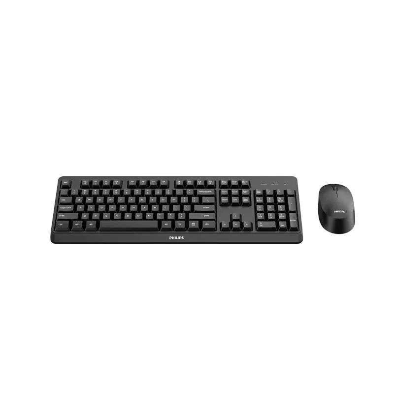 Tastiera e mouse Philips serie 3000 SPT6307BL/00 da ufficio RF wireless nero