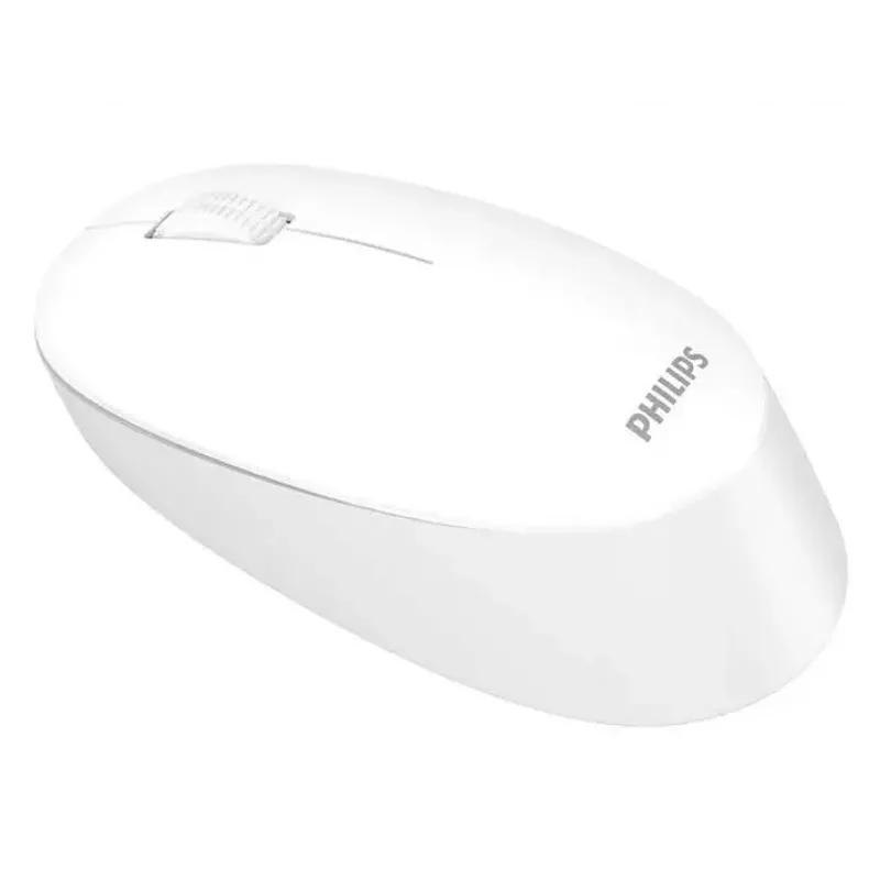 Mouse ottico wireless ambidestro Philips SPK7307WL/00 — RF wireless, 1600 DPI, 3 tasti, bianco
