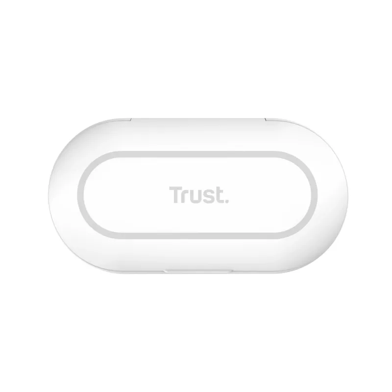 Cuffie in-ear Trust Nika True Wireless Stereo (TWS) per chiamate/musica bianco