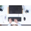 Tastiera e mouse Trust Primo universale USB AZERTY belga nero