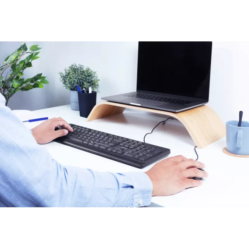 Tastiera e mouse Trust Primo universale USB AZERTY belga nero