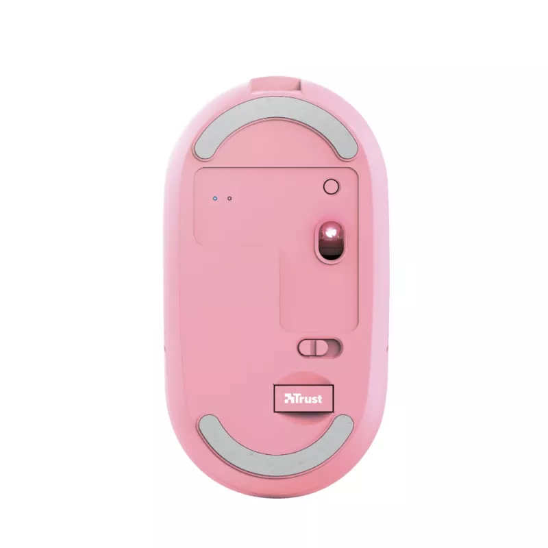 Mouse da ufficio Trust Puck ambidestro RF wireless + Bluetooth ottico 1600 DPI