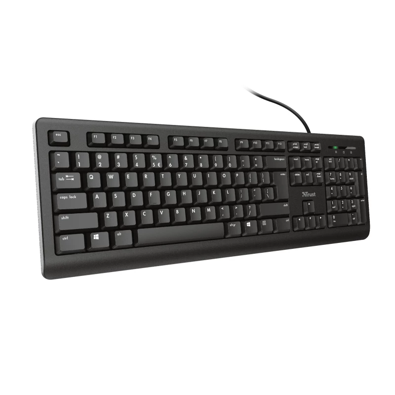 Tastiera Trust Primo universale USB AZERTY belga nero