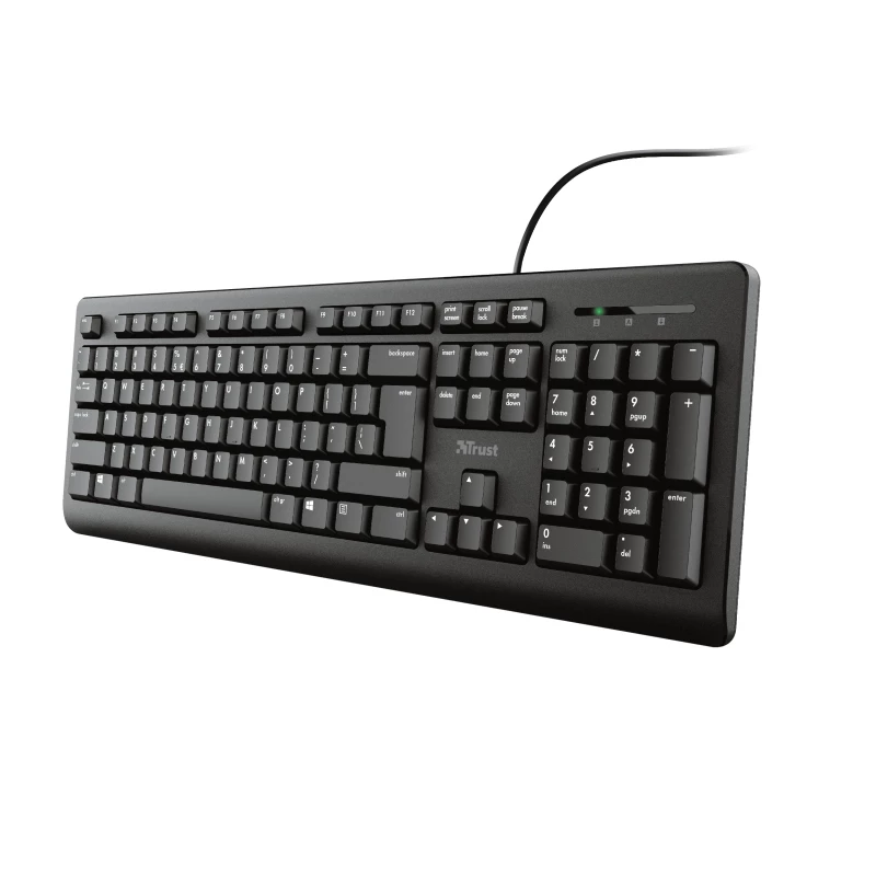 Tastiera Trust Primo universale USB AZERTY belga nero