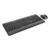 Tastiera e mouse Trust TKM-450 Comfort Wireless, full-size (100%), wireless, RF wireless, QWERTY, nero, mouse incluso