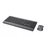 Tastiera e mouse Trust TKM-450 Comfort Wireless, full-size (100%), wireless, RF wireless, QWERTY, nero, mouse incluso