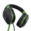 Headset Trust GXT 415X ZIROX con filo con archetto da gaming nero, verde