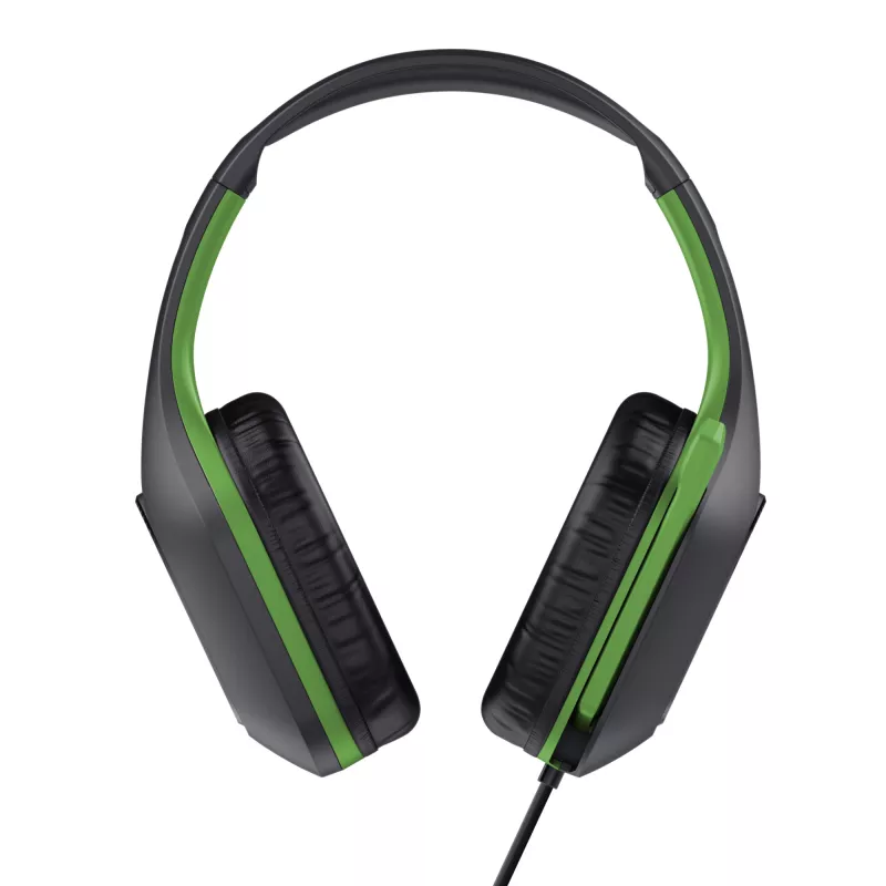 Headset Trust GXT 415X ZIROX con filo con archetto da gaming nero, verde