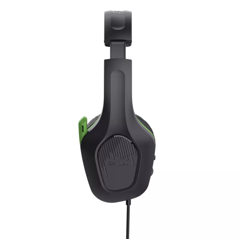 Headset Trust GXT 415X ZIROX con filo con archetto da gaming nero, verde
