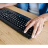 Tastiera e mouse Trust Trezo da ufficio RF wireless AZERTY belga nero