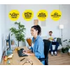 Tastiera e mouse Trust Trezo da ufficio RF wireless AZERTY belga nero