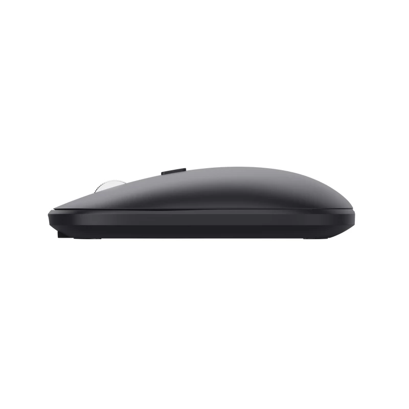 Tastiera e mouse Trust Lyra da ufficio RF wireless + Bluetooth AZERTY belga nero