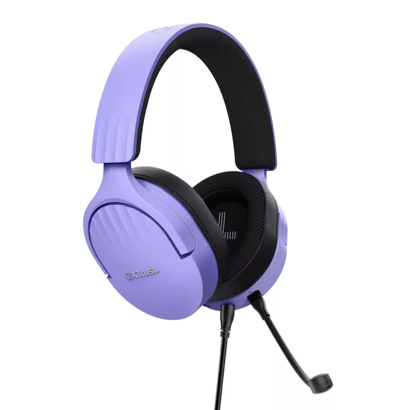 Trust GXT 489P FAYZO Headset con cavo archetto Gaming nero, viola
