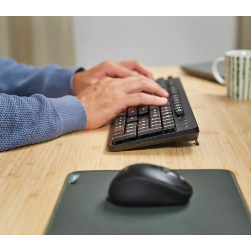 Trust TKM-360 Tastiera mouse incluso Ufficio RF Wireless QWERTY US inglese nero