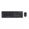 Trust Ody II Tastiera mouse incluso Ufficio RF Wireless AZERTY belga nero