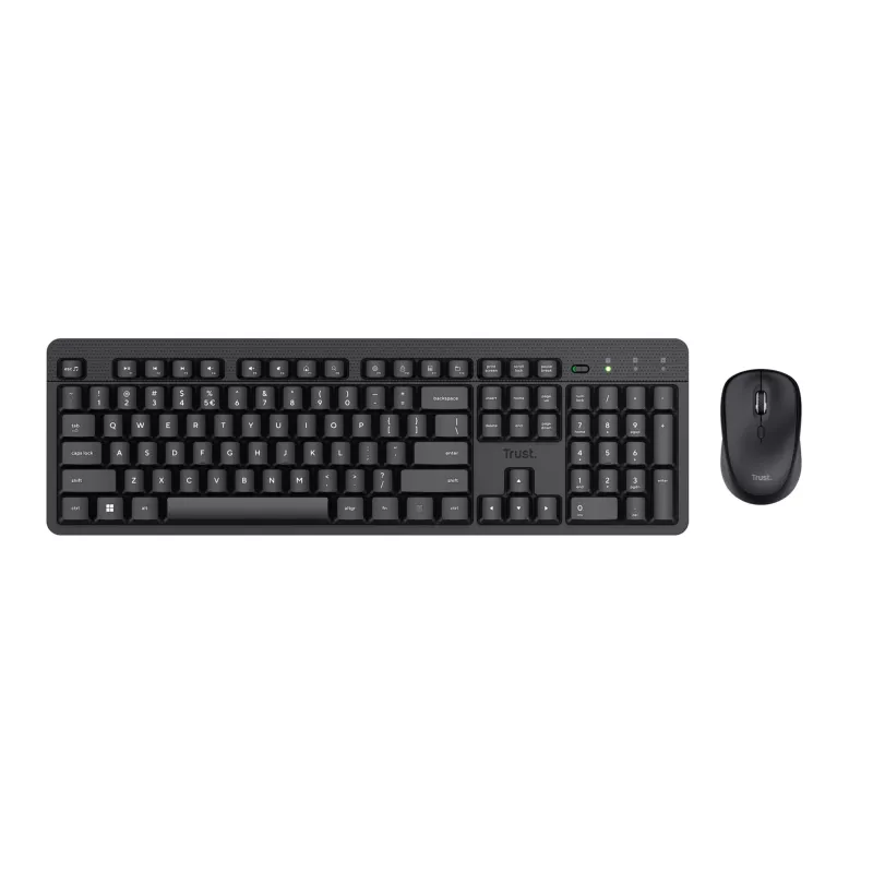 Trust Ody II Tastiera mouse incluso Ufficio RF Wireless AZERTY belga nero