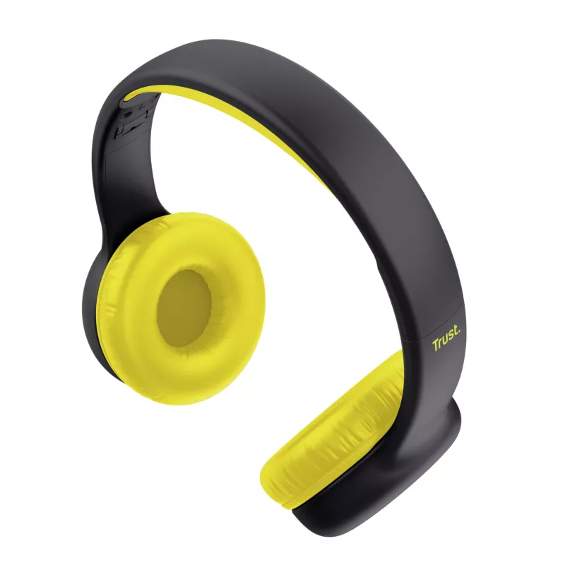 Trust Nouna Headset con cavo archetto Chiamate/musica nero, giallo