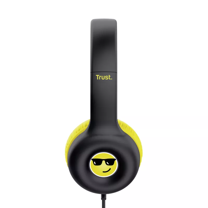 Trust Nouna Headset con cavo archetto Chiamate/musica nero, giallo