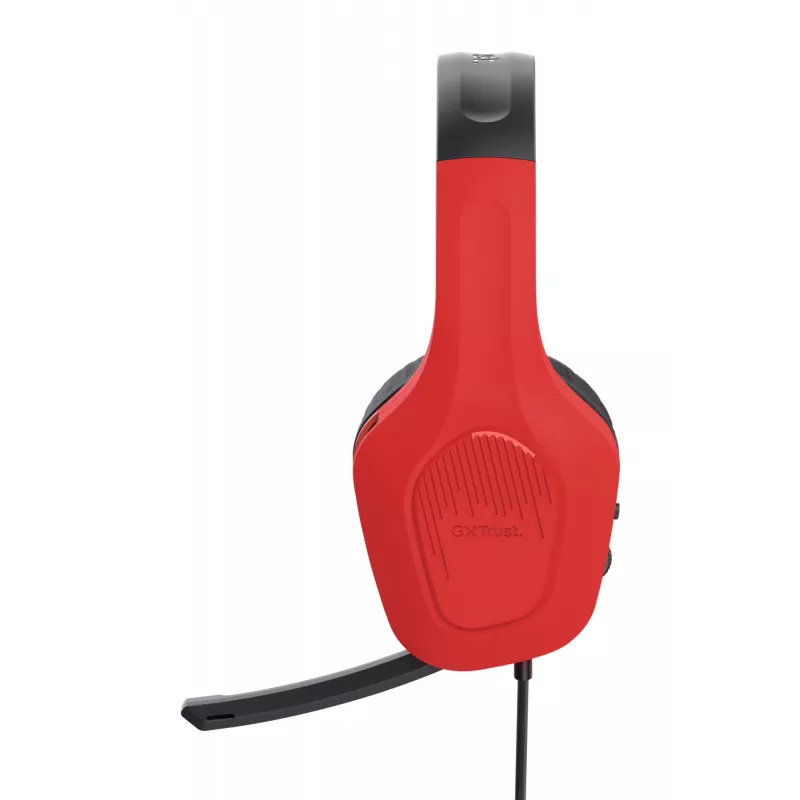 Trust GXT 416S Zirox Headset con cavo archetto Gaming nero, ciano, rosso
