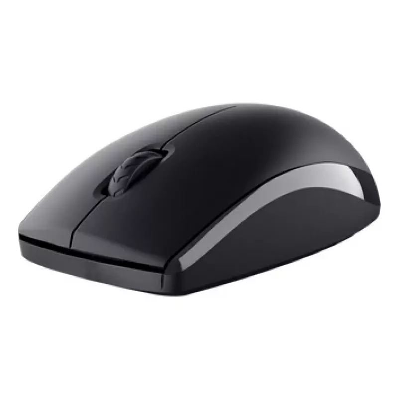 Set tastiera e mouse wireless TRUST Primo – tastiera a membrana full-size QWERTY, RF Wireless, nero, mouse incluso